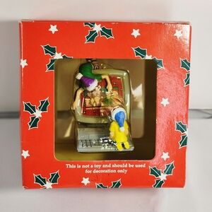 Vintage Y2K 2000 Eckerd Elf on A Computer Christmas Ornament Limited EDITION